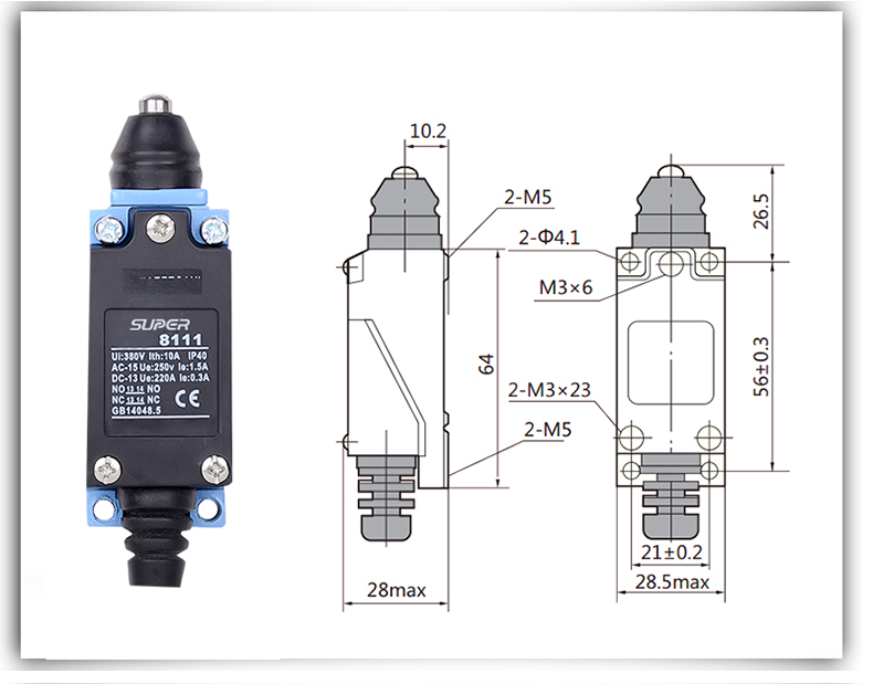 high-temperature metallurgy stroke switch
