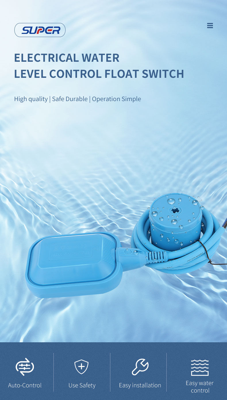 Cable float switch
