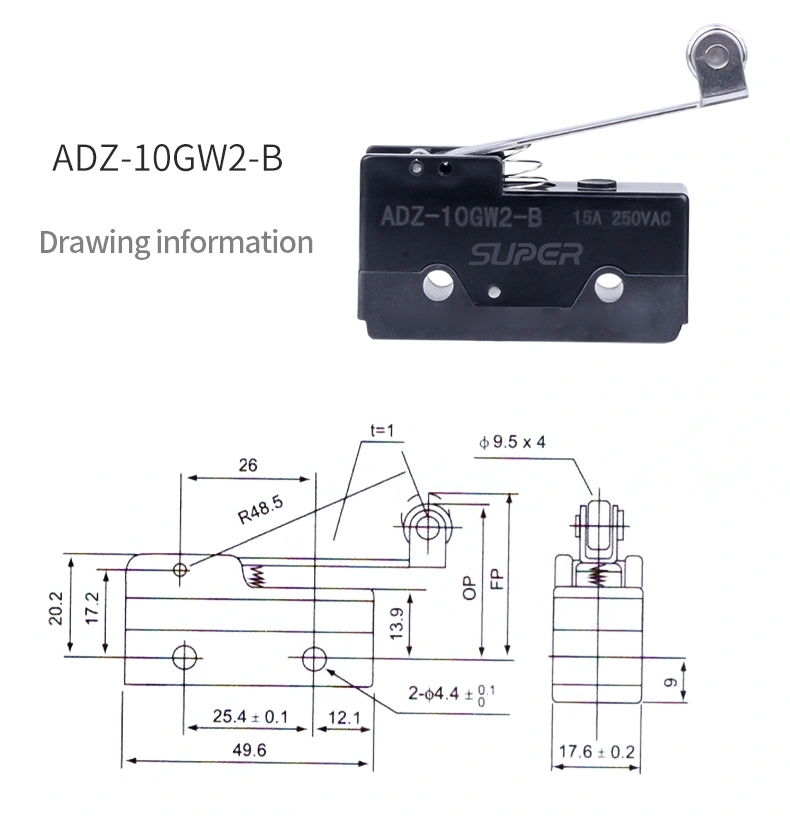 ADZ double pole double throw switch