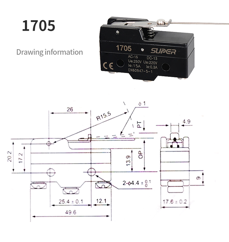 TM-17 series mirco switch