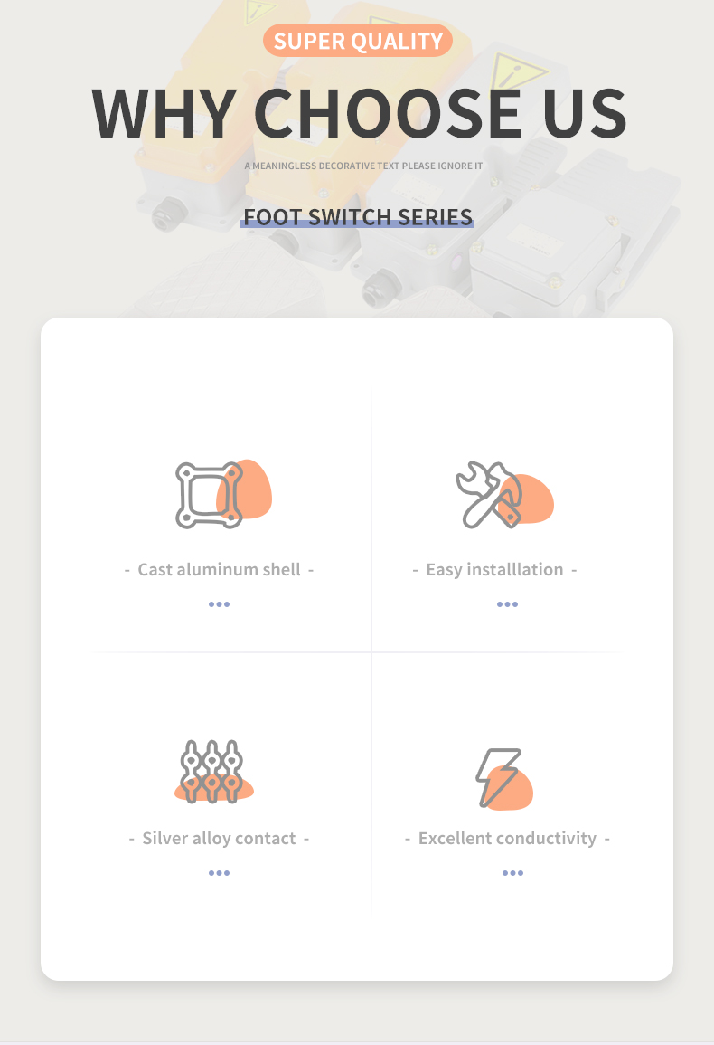 YDT1-200 foot switch