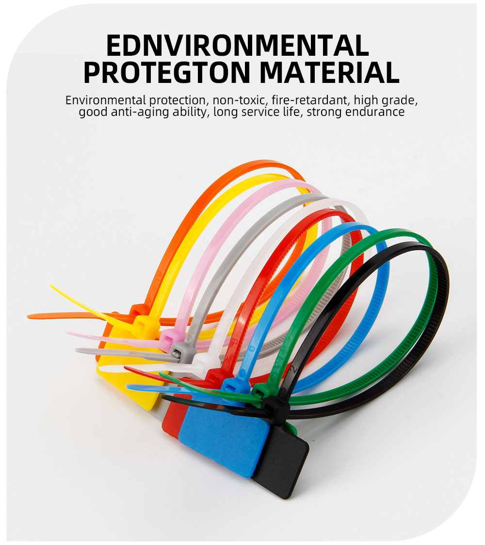 Tagged cable ties