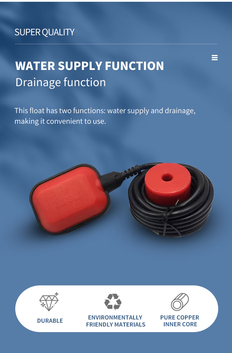 PP plastic float switch
