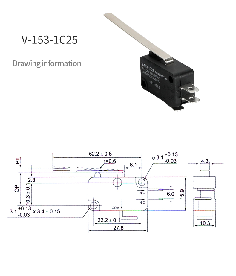 V-15 micro switch