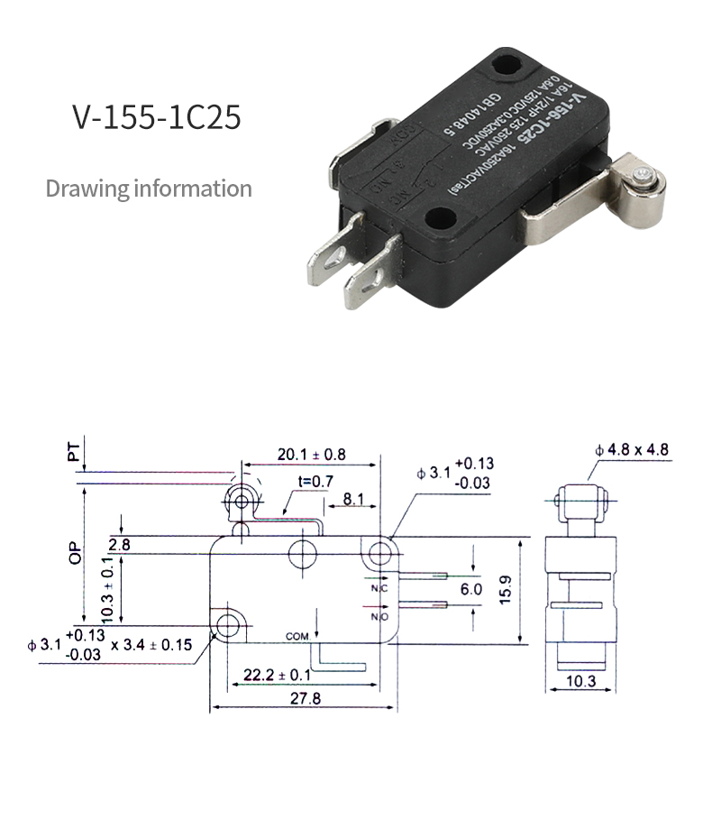 V-15 micro switch