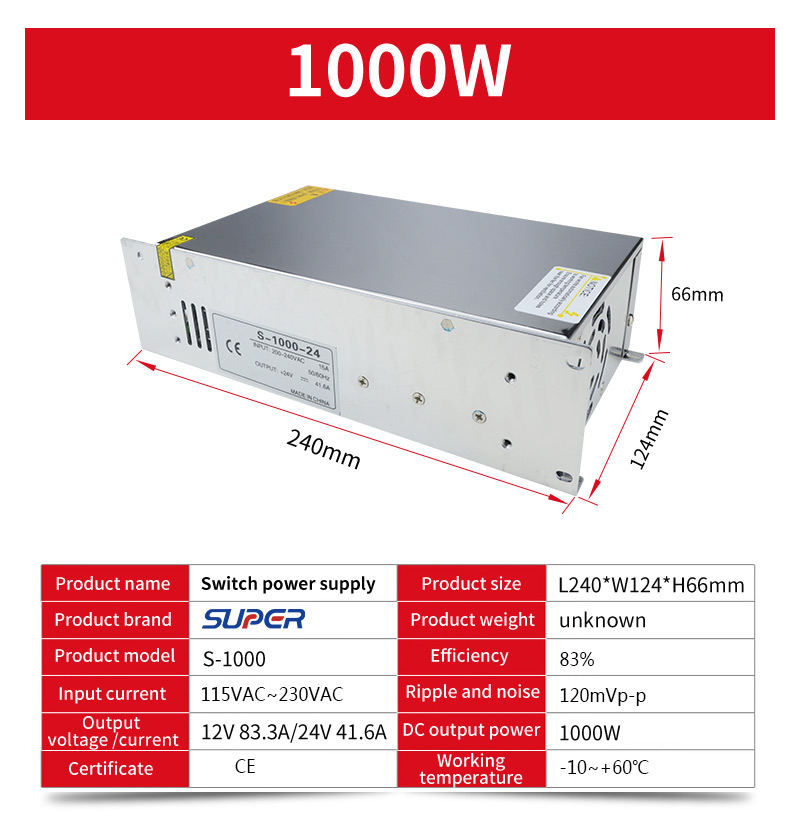 S series switching power supply