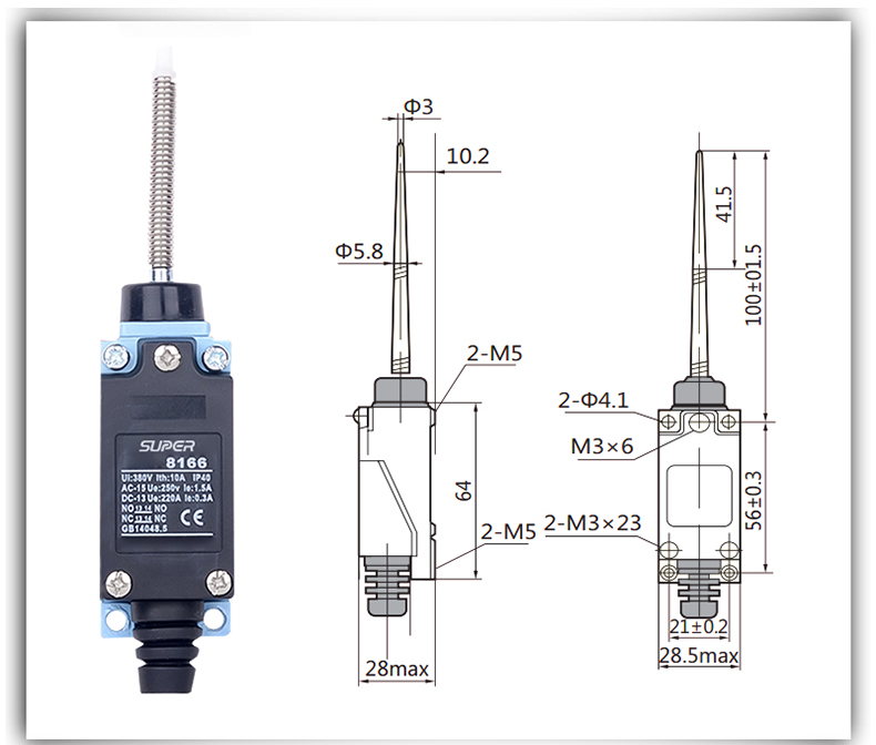 high-temperature metallurgy stroke switch