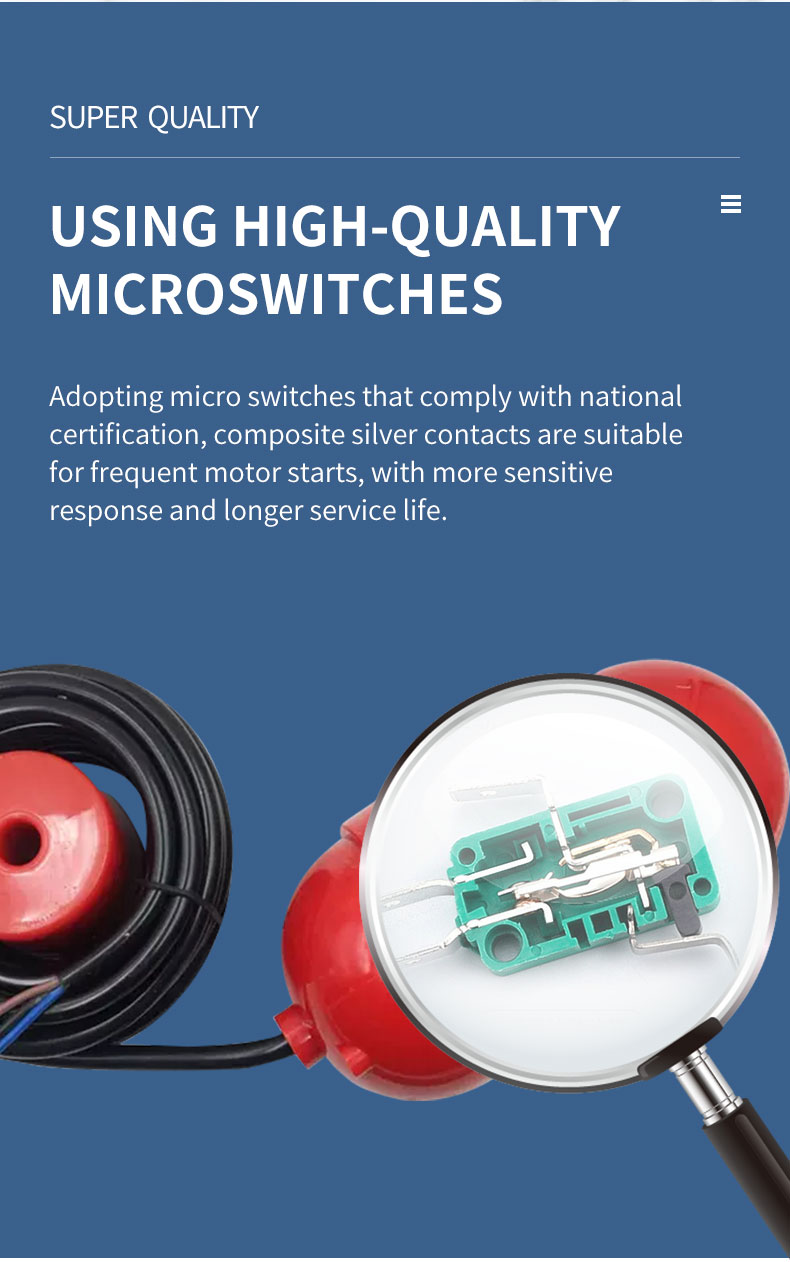 PP plastic float switch