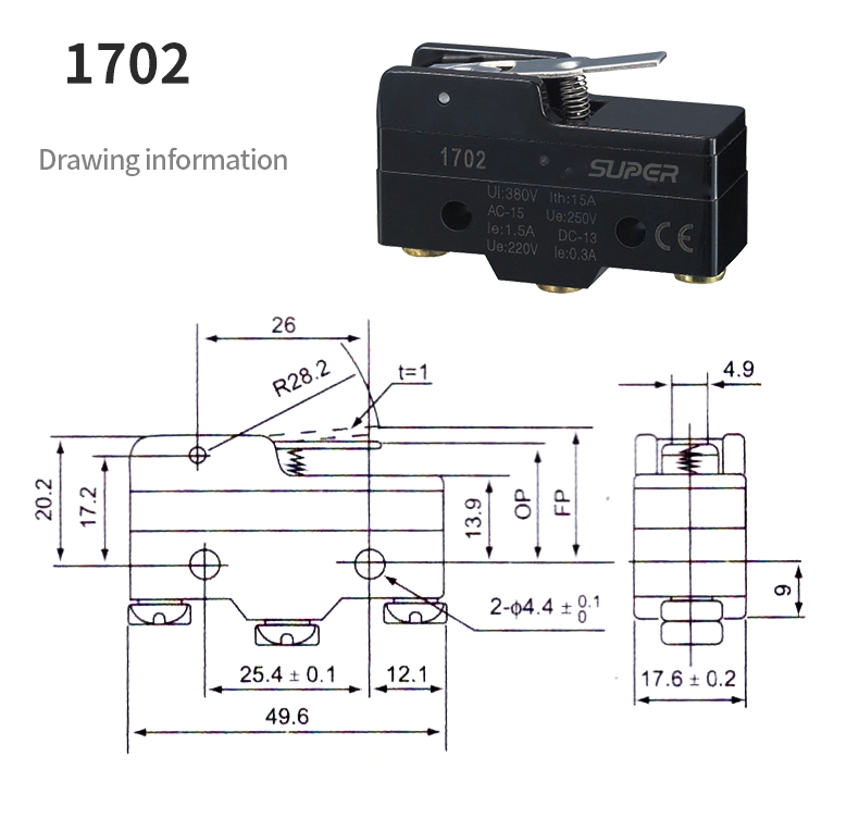 TM-17 series mirco switch