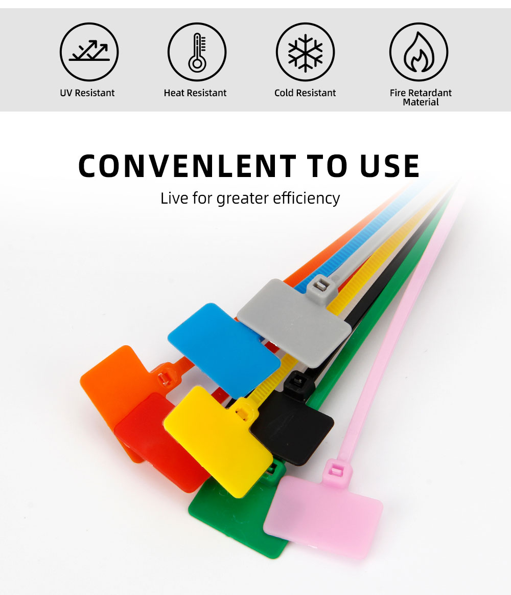 Tagged cable ties