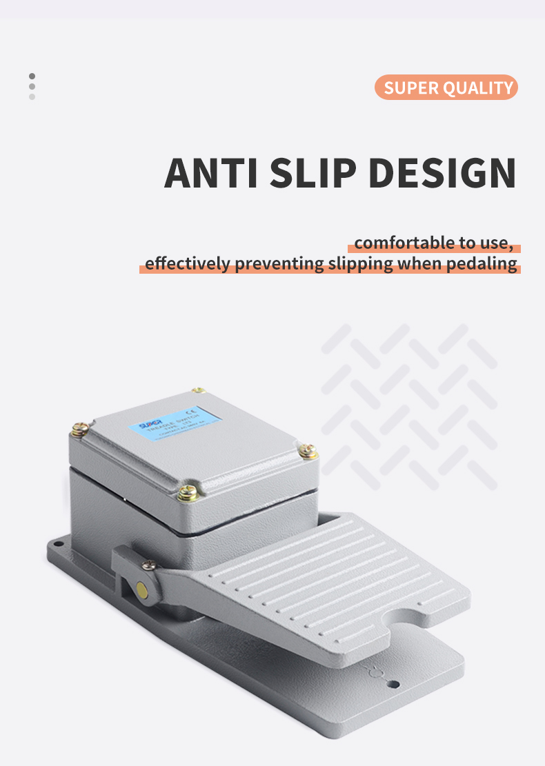 self-locking foot switch