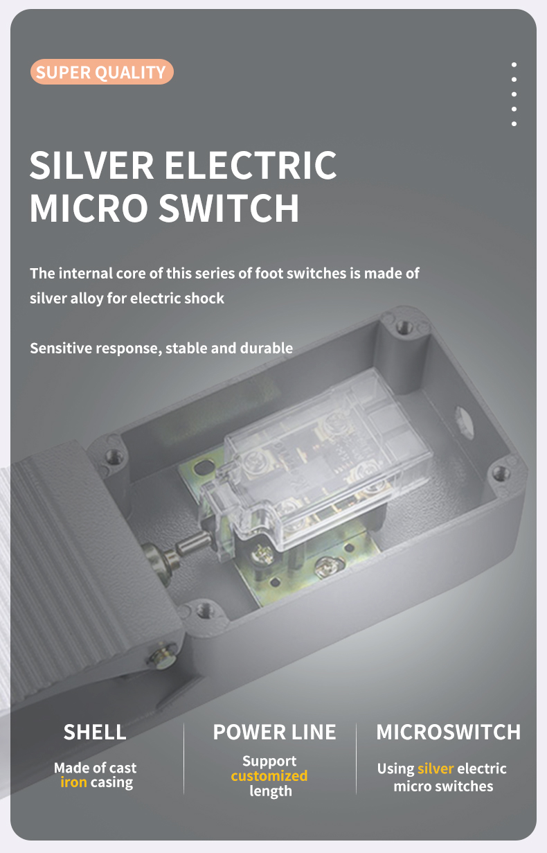 self-locking foot switch