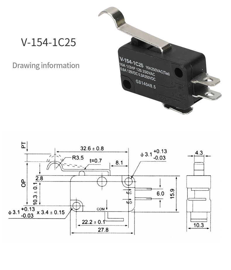 V-15 micro switch