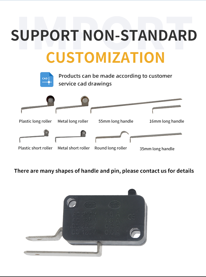 MS1-0 series waterproof micro switch