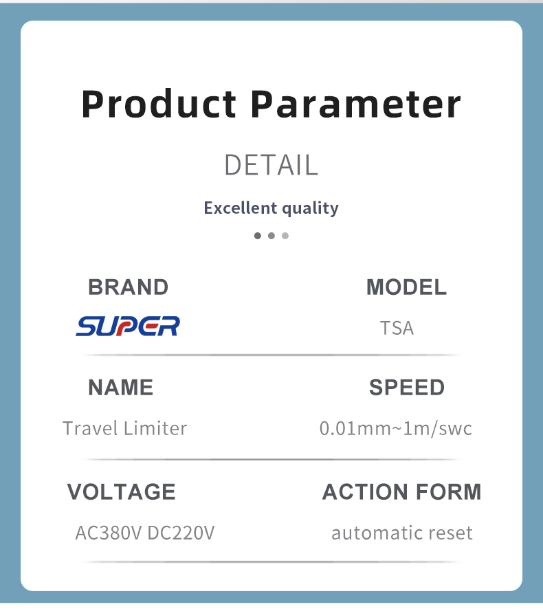 TSA limit switch