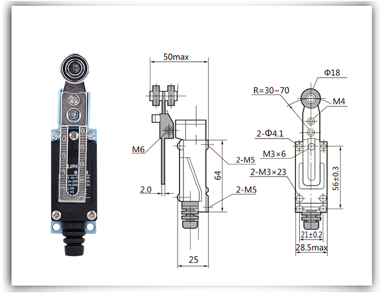 high-temperature metallurgy stroke switch