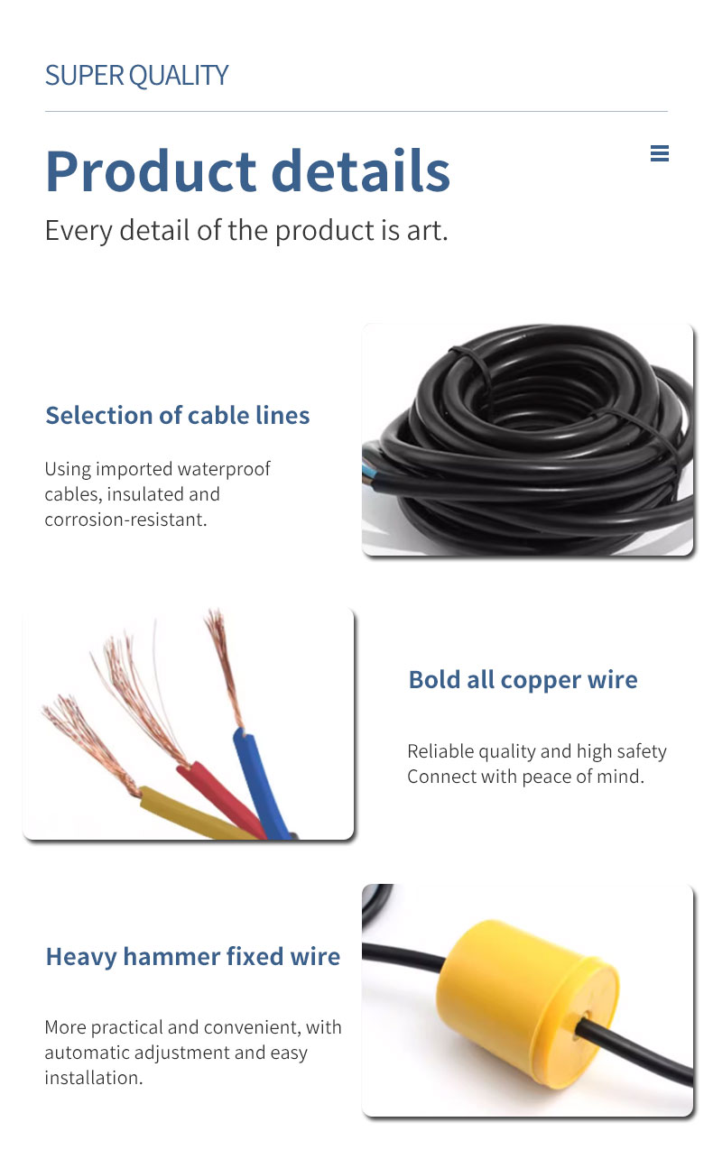 PP plastic float switch