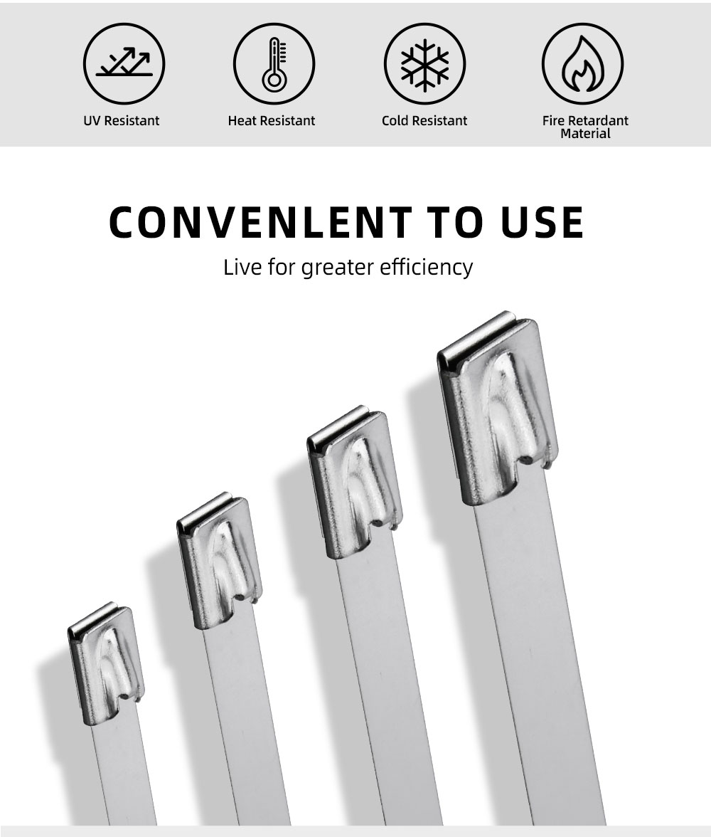 304 stainless steel cable ties