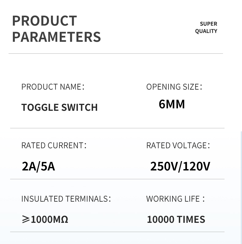 Micro toggle Switch