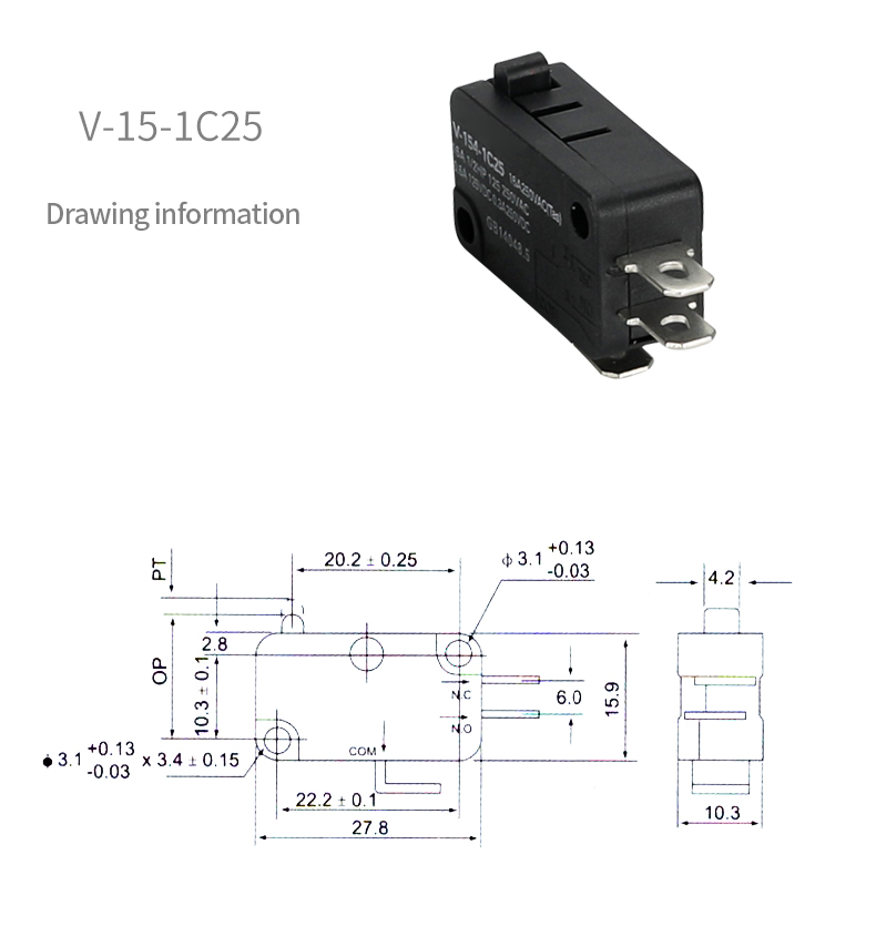 V-15 micro switch