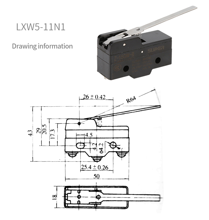 LXW5 micro switch