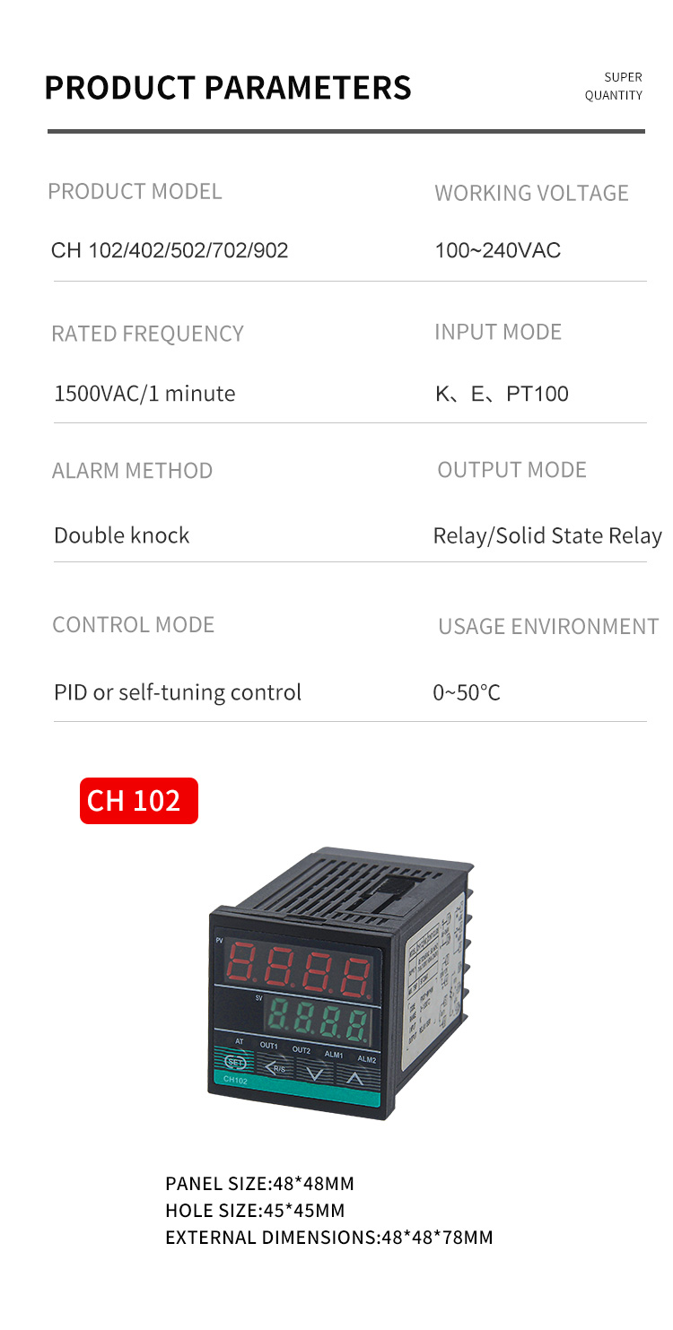 CH temperature controller
