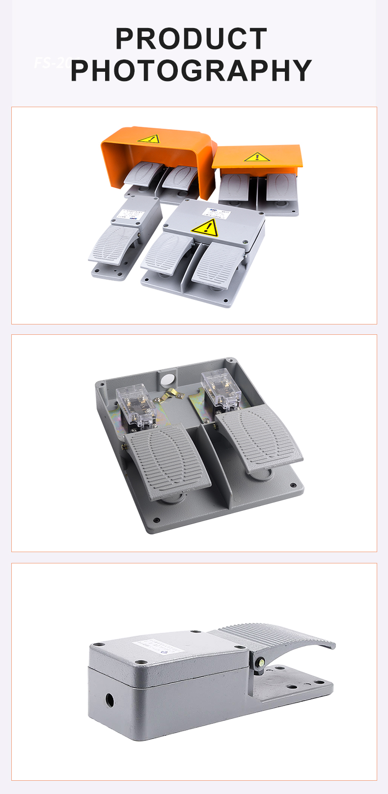 Double step reset foot switch