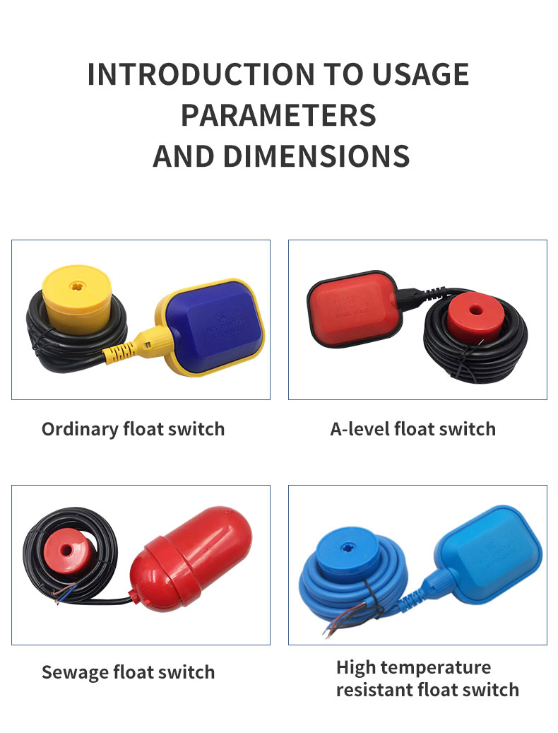 PP plastic float switch