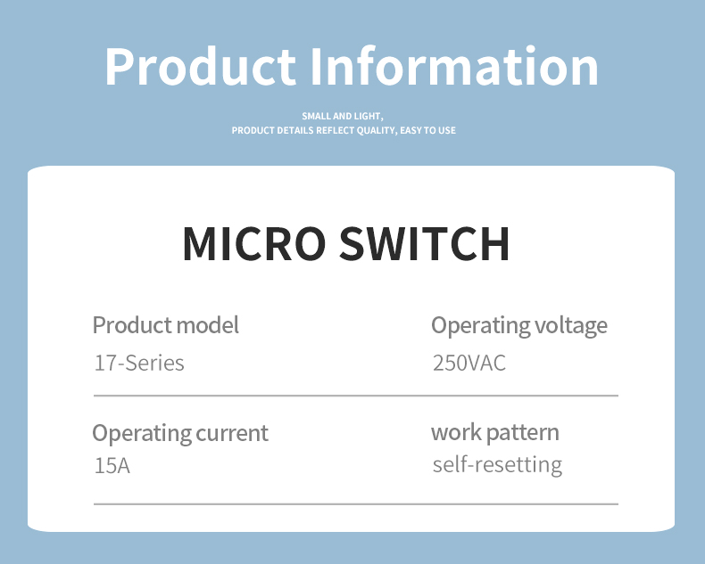 TM-17 series mirco switch