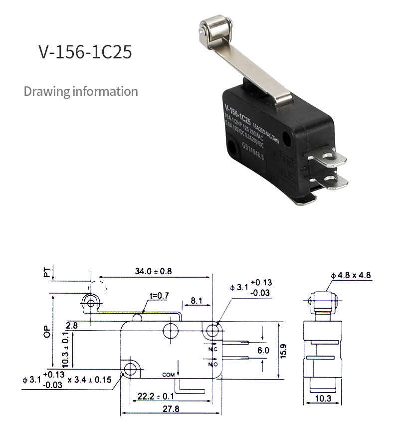 V-15 micro switch