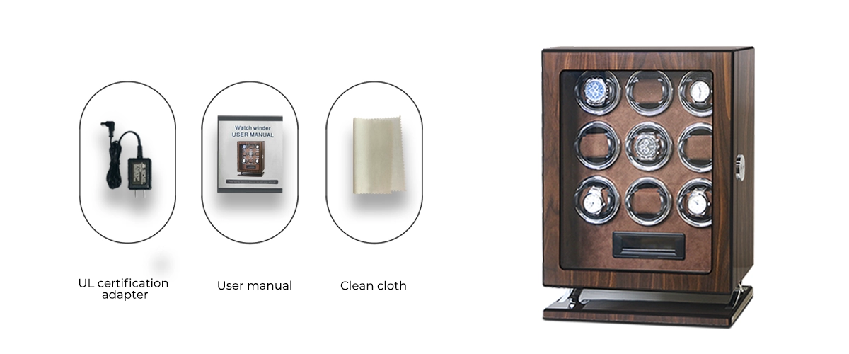9 rotors watch winder