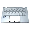 90NX02G1-R31US0 Asus Chromebook 14 C433TA/Flip C433 Palmrest w/Keyboard Upper Case Silver