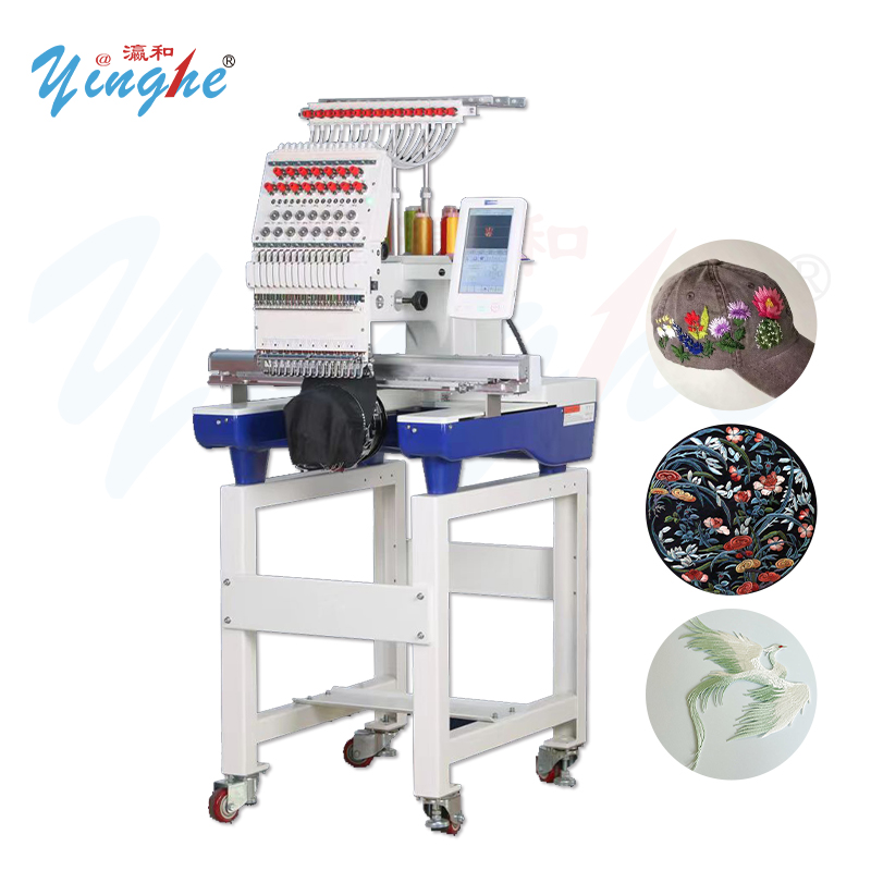 Yinghe Hot Sale 1 Head 15 Needles Embroidery Machine