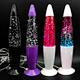 J&R Wholesale Led Glitter Lamp Color Changing Mood Lamps Relaxing Night Light Home Office Room Desktop Decor Light