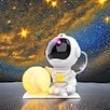 Hot Sale Portable Indoor Astronaut Decoration LED Light Star Projector Music Speaker Astronaut Projector Light