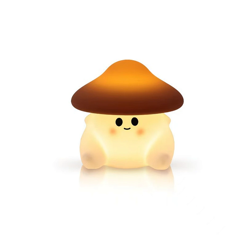 Cute Mushroom Night Light USB Rechargeable Touch Control Christmas Gift LED Decor for Kids Room 2