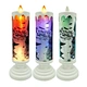 LED Flameless Candle Lamp Shaking Light Flickering Plastic for Home Use Halloween Ramadan Diwali OEM Pictures Available