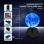 4 5 6 Inch USB Magic Light Voice Activated Lightning Globe Party Kids Toy Festival Decoration
8 10 Inch Large Plasma Ball Touch Sensitive Globe Lamp Educational Science Experiment Gift
3 5 Inch Crystal Tesla Plasma Ball Interactive Nebula Night Light Wedd