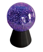 7-Inch Bedroom Decoration Usb Charging Color Ball 3d Glass Ball Lamp Magic Night Ball Lamp