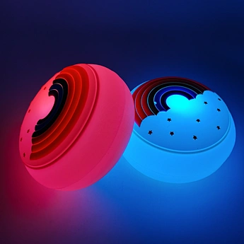 Donuts and Rainbow Silicone LED Night Light for Kids Bedside Sleep LED Night Light