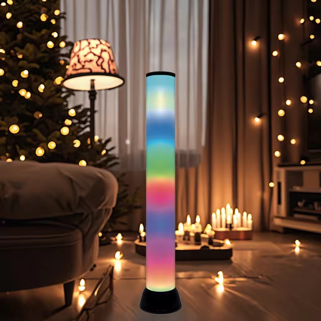 Hidden USB Ports on the Base of Modern Floor Lamp