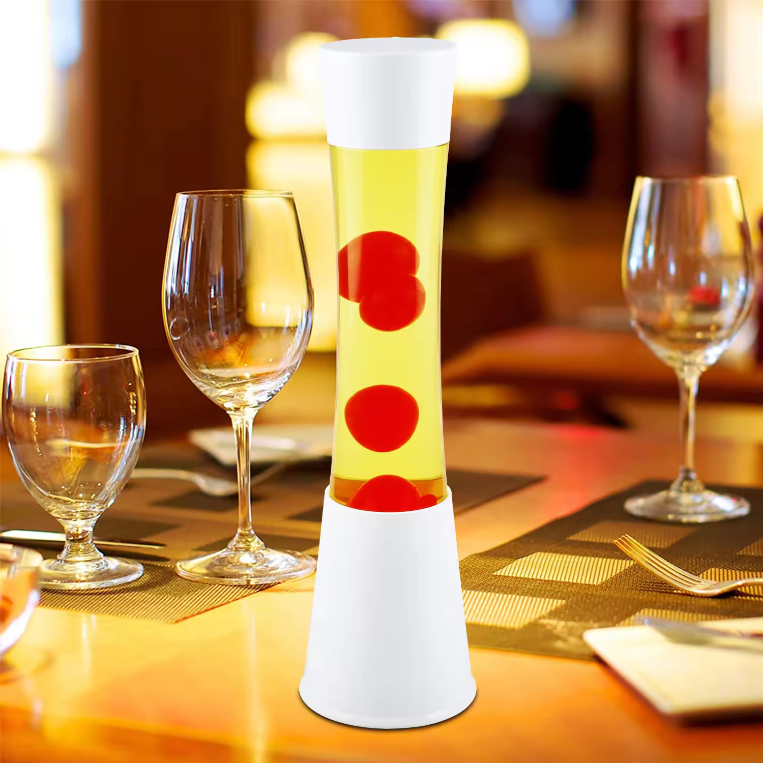 Compact USB charger for lava lamp