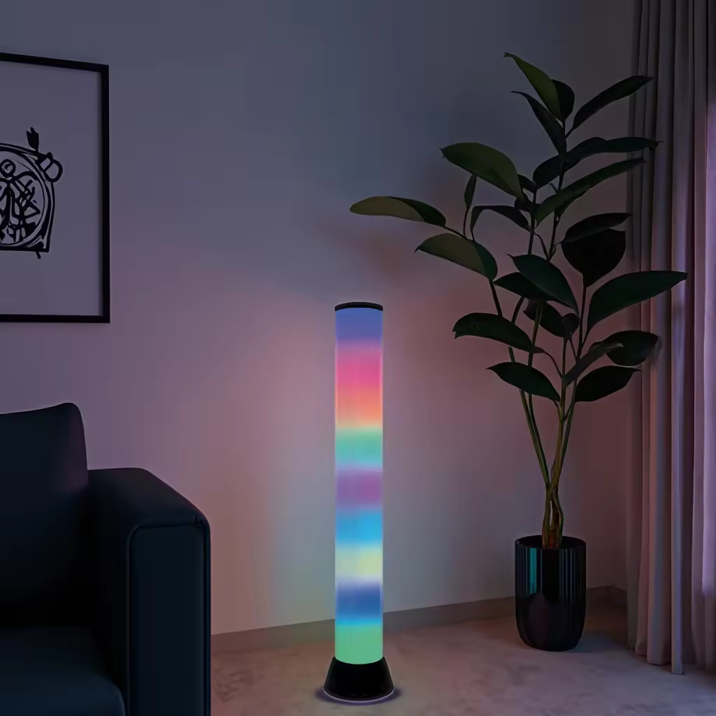 Different sizes of corner floor lamps