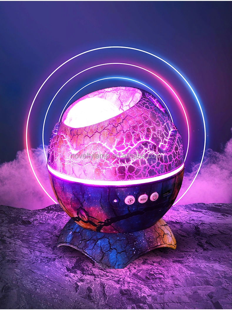 Dinosaur Egg Projector Decor Example