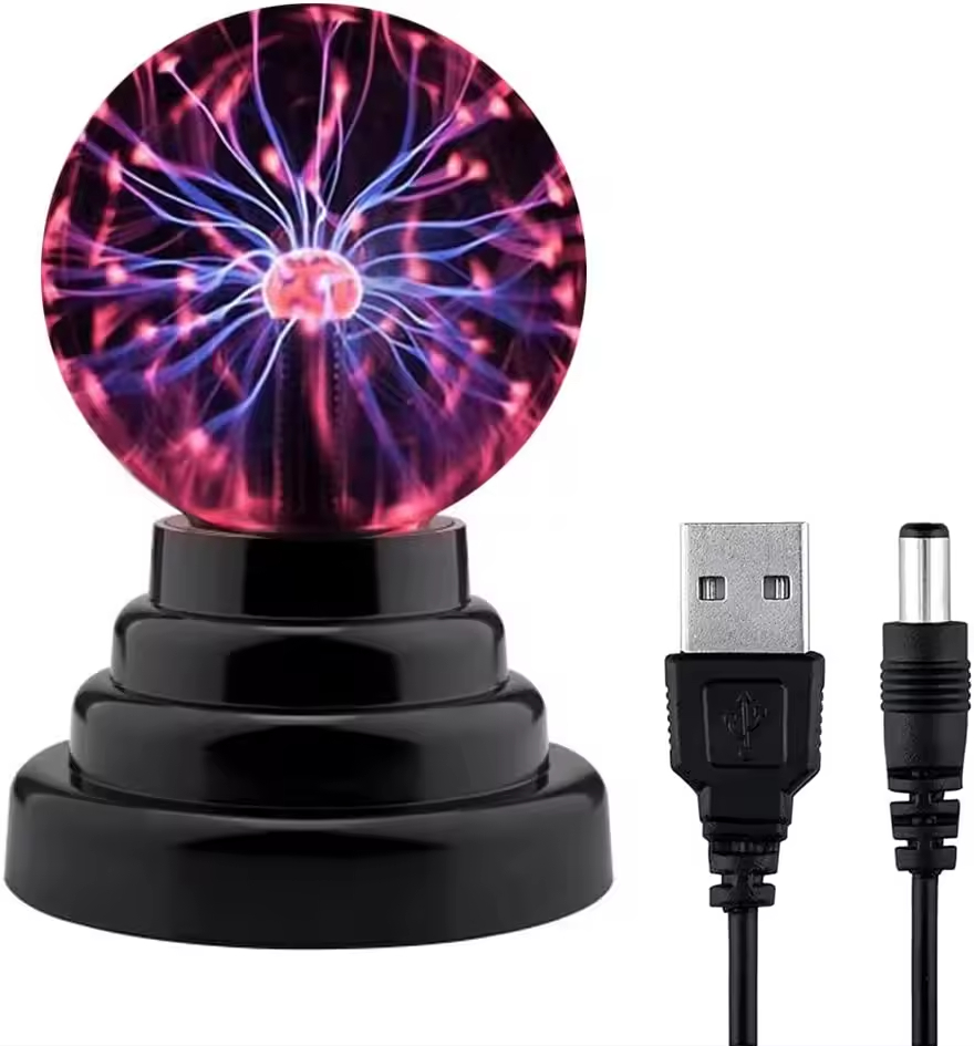 3-Inch Plasma Ball & Snail Lamp as Early Education Toy