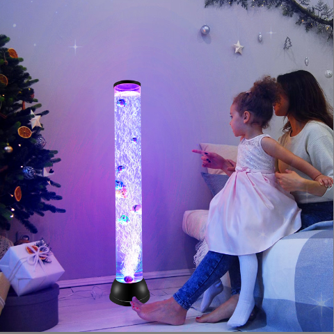 fish bubble tube lamp