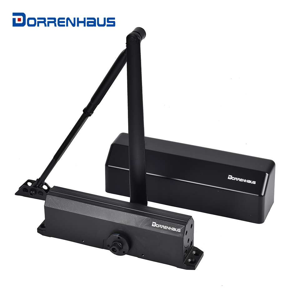 敦豪斯(DORRENHAUS)高品质 D4006 型号重型软关闭液压门闭器,适用于承重150公斤、门宽1500mm的大门。