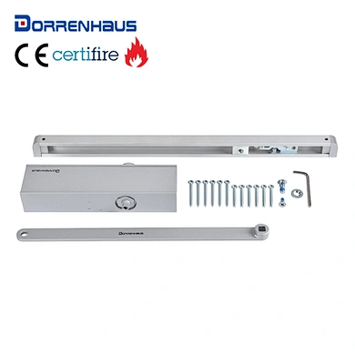 DORRENHAUS D2000H CE Fire Rated Aluminum Alloy Automatic Hydraulic Commercial Sliding Door Closer For 40-65kg Door