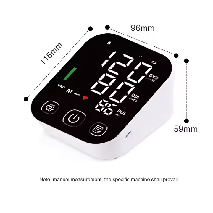 arm blood pressure monitor size