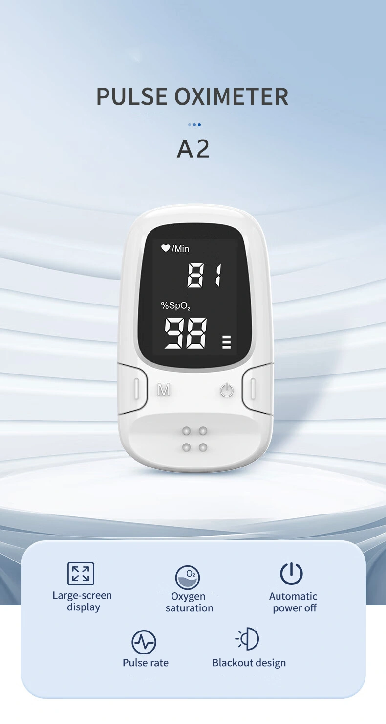 LED finger pulse oximeter